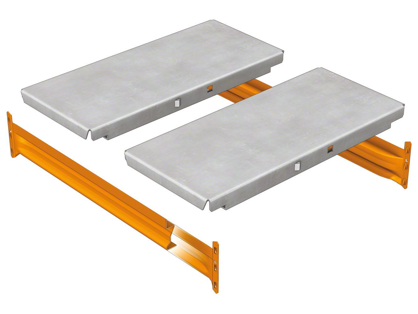 estante panel metálico galvanizado estantería M7