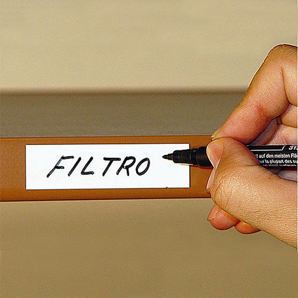 Etiquetas magnéticas 23 mm. de longitud