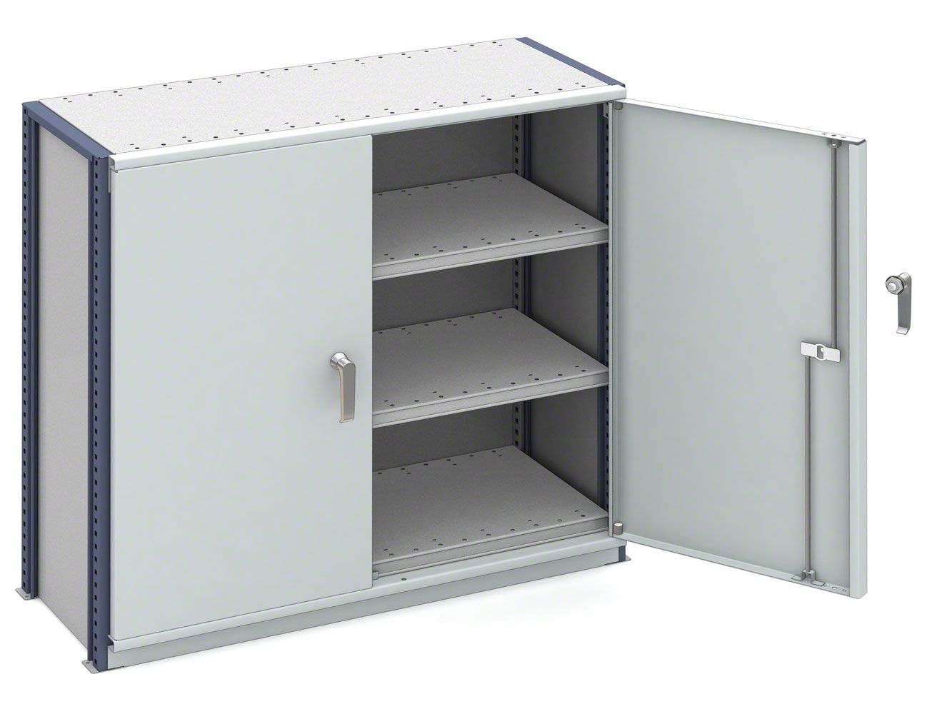 detalle conjunto puertas estantería M3 1000mm