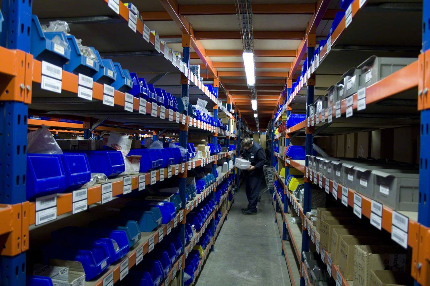 cajones apilables intalación estanterias